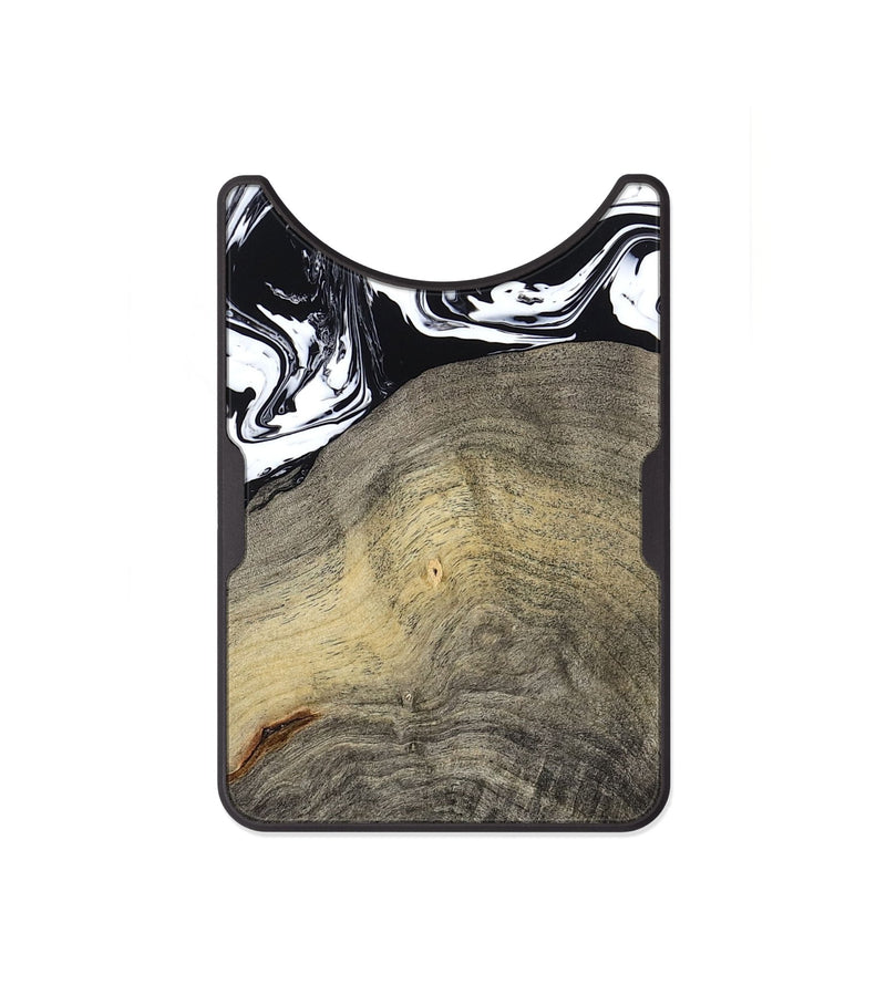 Alloy Wood Wallet - Trent (Black & White, 791914)