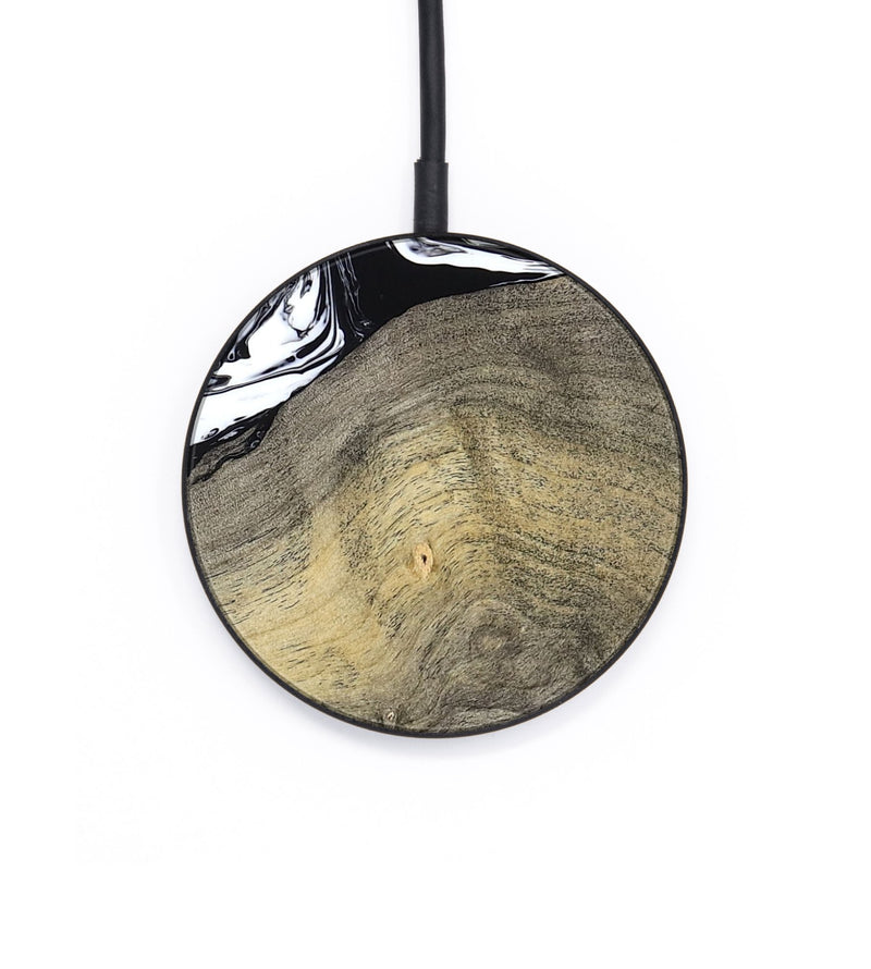 Circle Wood Wireless Charger - Trent (Black & White, 791914)