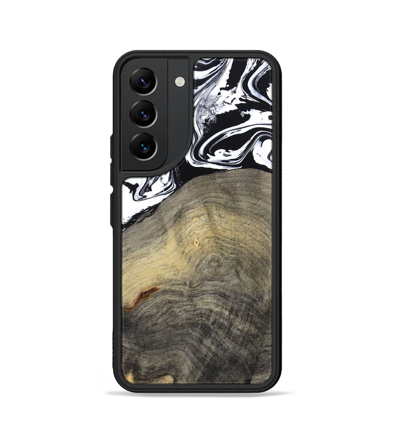 Galaxy S22 Wood Phone Case - Trent (Black & White, 791914)