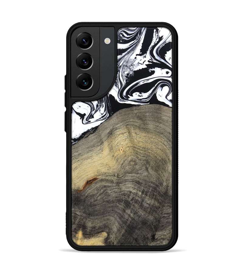 Galaxy S22 Plus Wood Phone Case - Trent (Black & White, 791914)