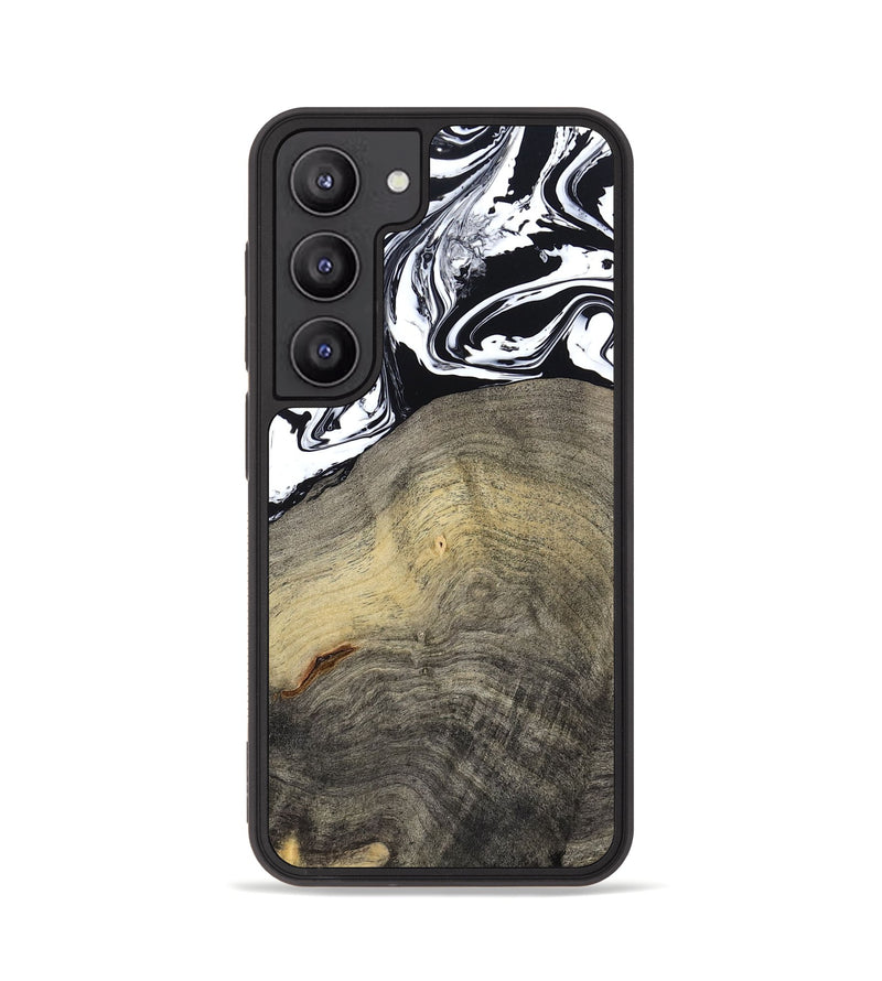 Galaxy S23 Wood Phone Case - Trent (Black & White, 791914)