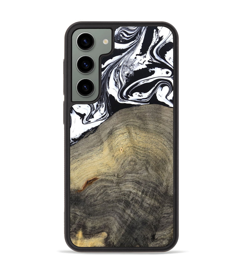 Galaxy S23 Plus Wood Phone Case - Trent (Black & White, 791914)