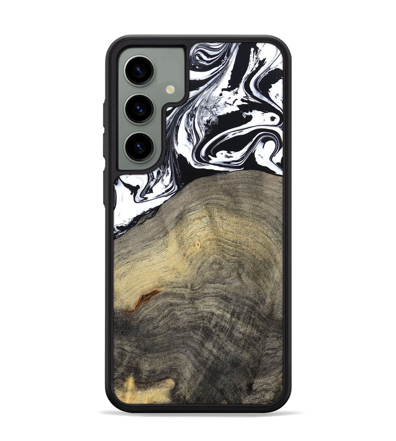Galaxy S24 Plus Wood Phone Case - Trent (Black & White, 791914)