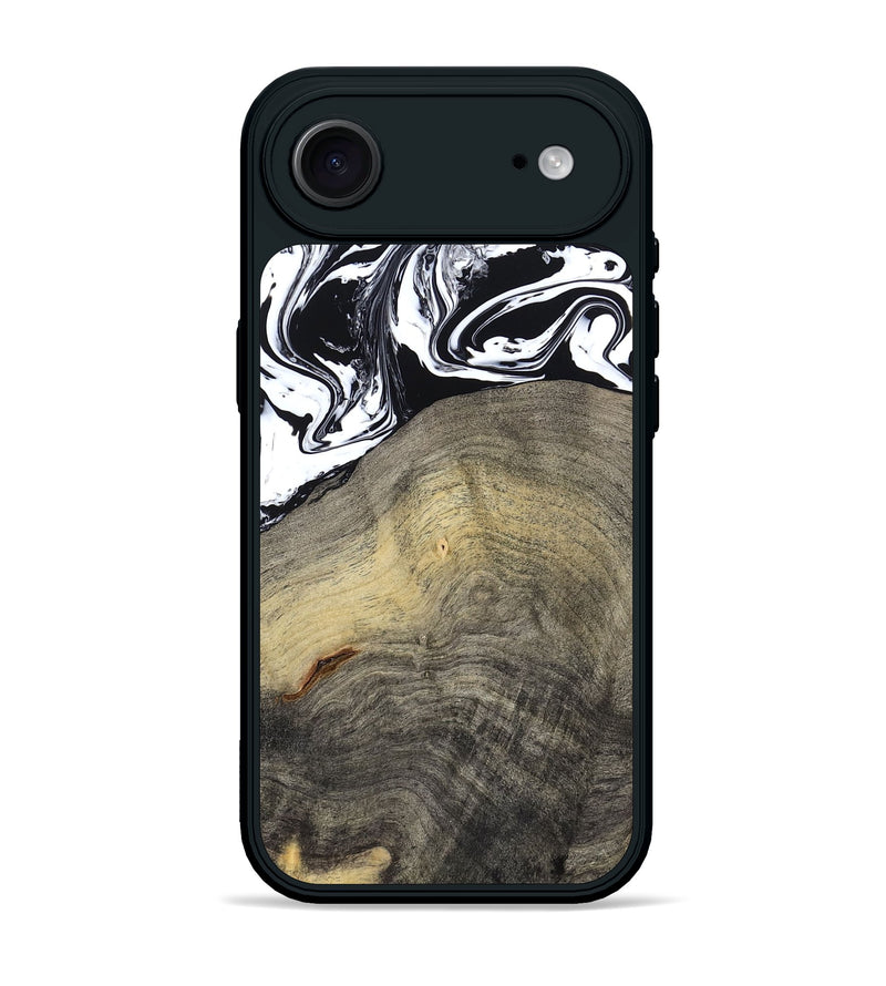 iPhone 17 Air Wood Phone Case - Trent (Black & White, 791914)