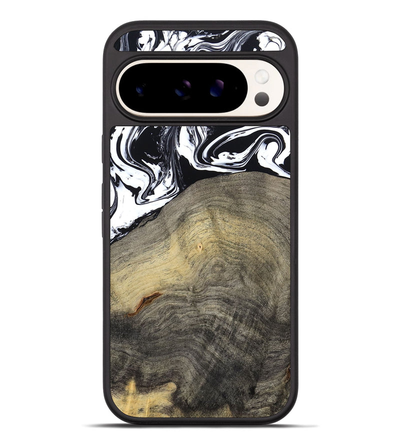 Pixel 10 Pro XL Wood Phone Case - Trent (Black & White, 791914)