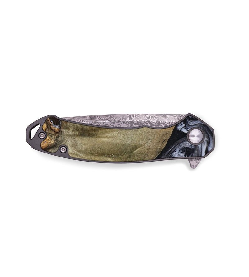 EDC Wood Pocket Knife - Jerri (Black & White, 791915)