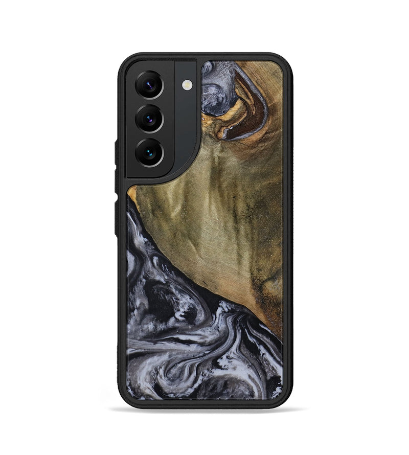 Galaxy S22 Wood Phone Case - Jerri (Black & White, 791915)