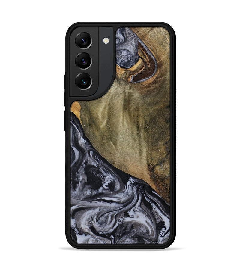 Galaxy S22 Plus Wood Phone Case - Jerri (Black & White, 791915)