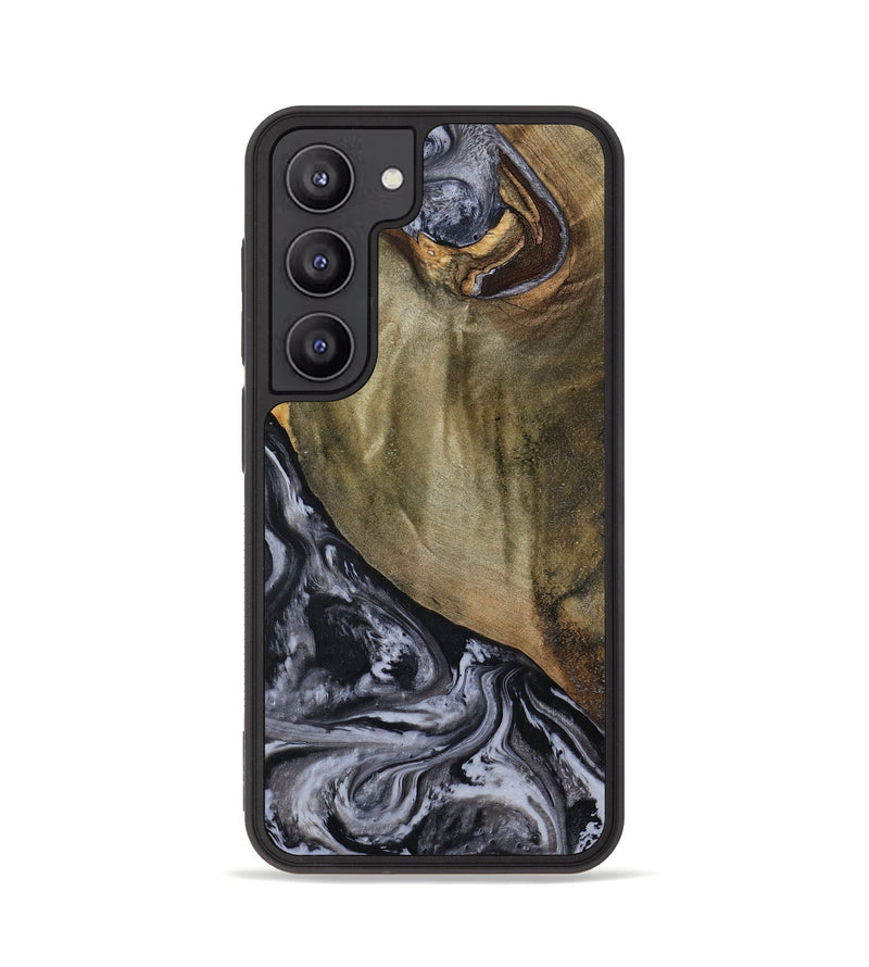 Galaxy S23 Wood Phone Case - Jerri (Black & White, 791915)