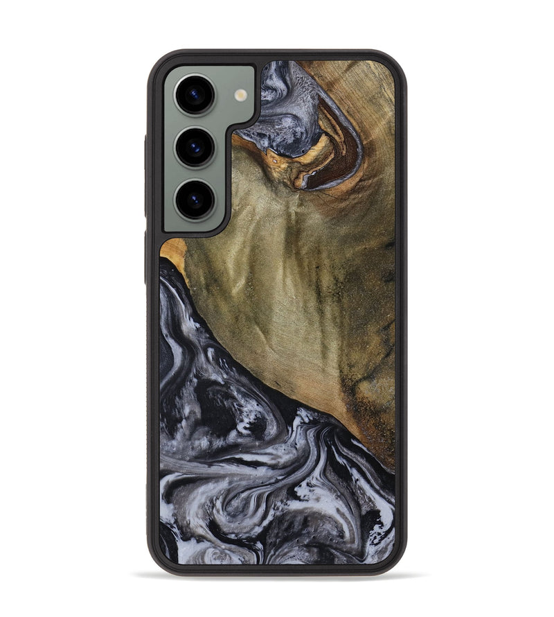 Galaxy S23 Plus Wood Phone Case - Jerri (Black & White, 791915)