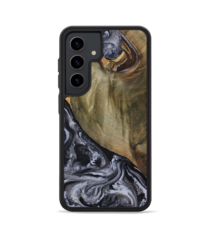 Galaxy S24 Wood Phone Case - Jerri (Black & White, 791915)
