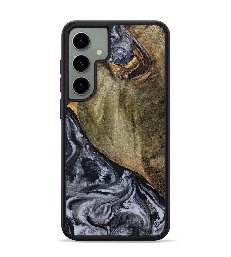 Galaxy S24 Plus Wood Phone Case - Jerri (Black & White, 791915)
