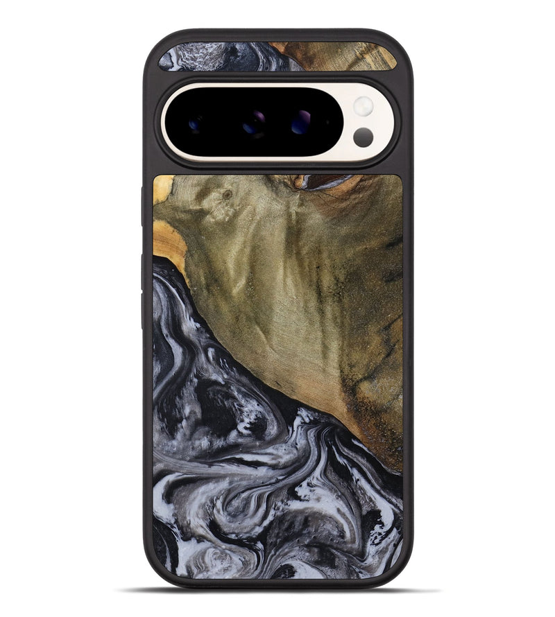 Pixel 10 Pro XL Wood Phone Case - Jerri (Black & White, 791915)