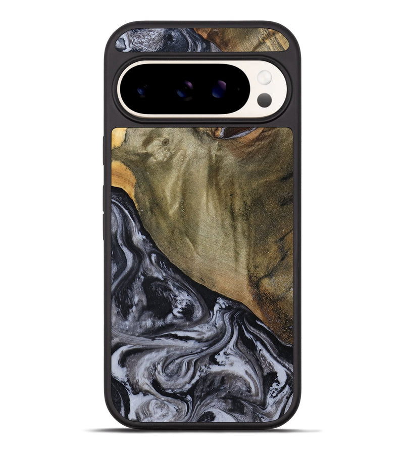 Pixel 9 Pro XL Wood Phone Case - Jerri (Black & White, 791915)
