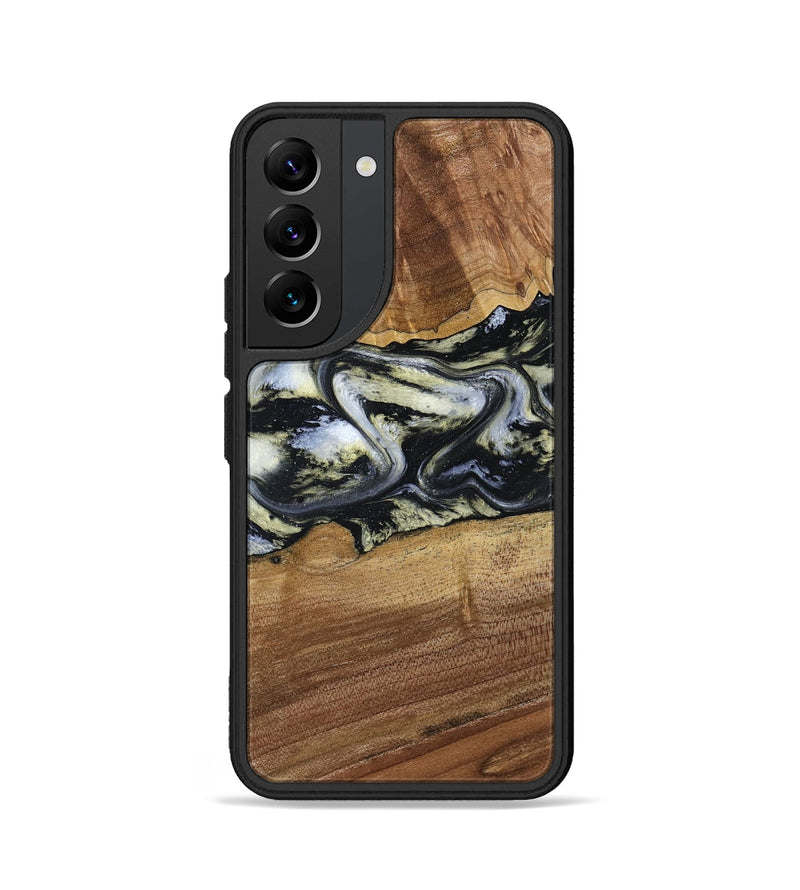 Galaxy S22 Wood Phone Case - Unknown (Black & White, 791916)