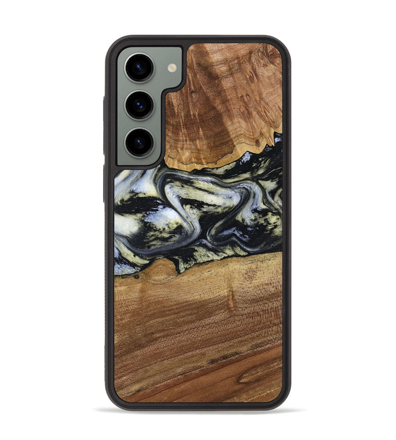 Galaxy S23 Plus Wood Phone Case - Unknown (Black & White, 791916)