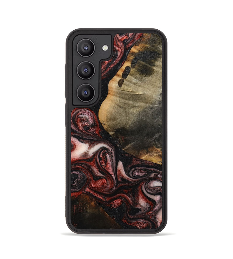 Galaxy S23 Wood Phone Case - Jalynn (Red, 791937)