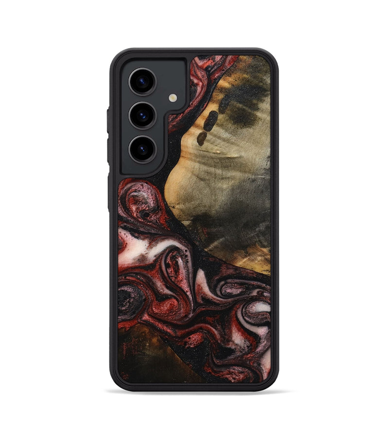 Galaxy S24 Wood Phone Case - Jalynn (Red, 791937)