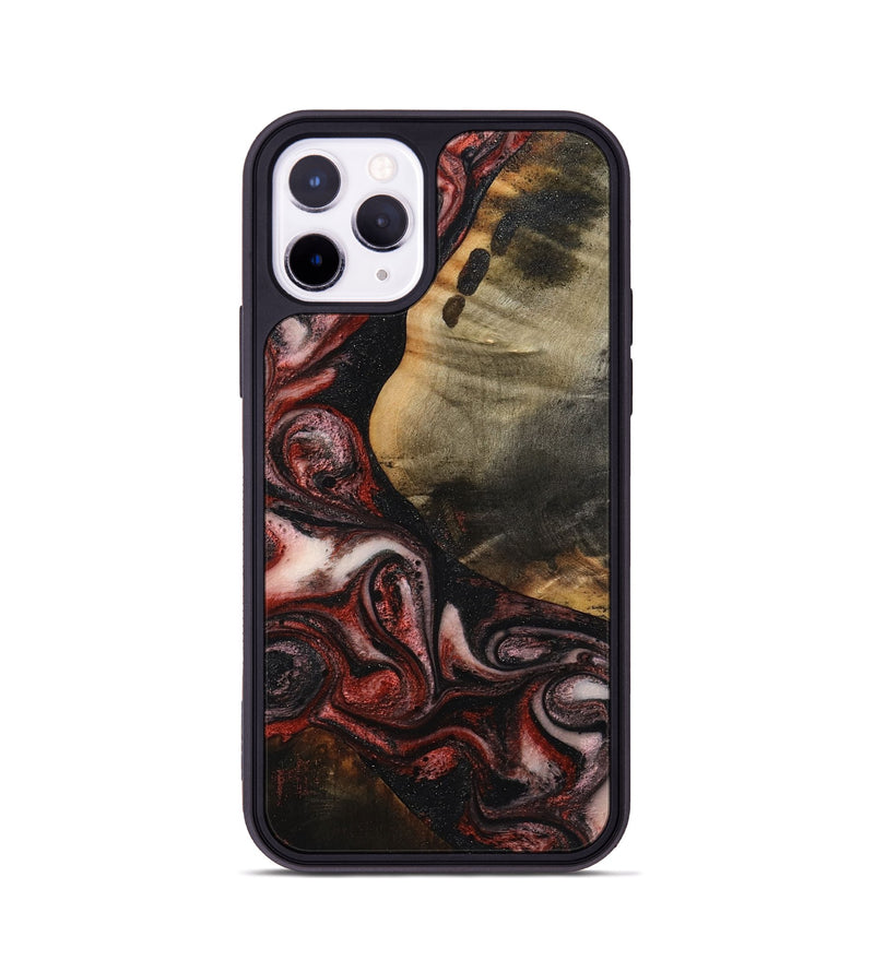 iPhone 11 Pro Wood Phone Case - Jalynn (Red, 791937)