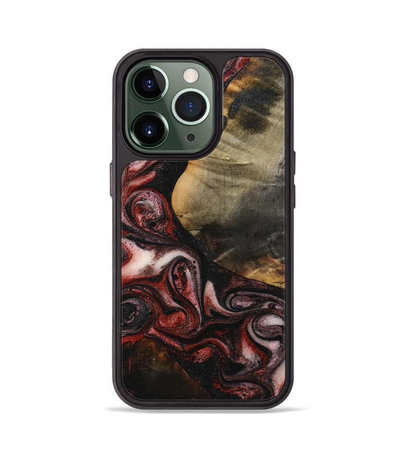 iPhone 13 Pro Wood Phone Case - Jalynn (Red, 791937)
