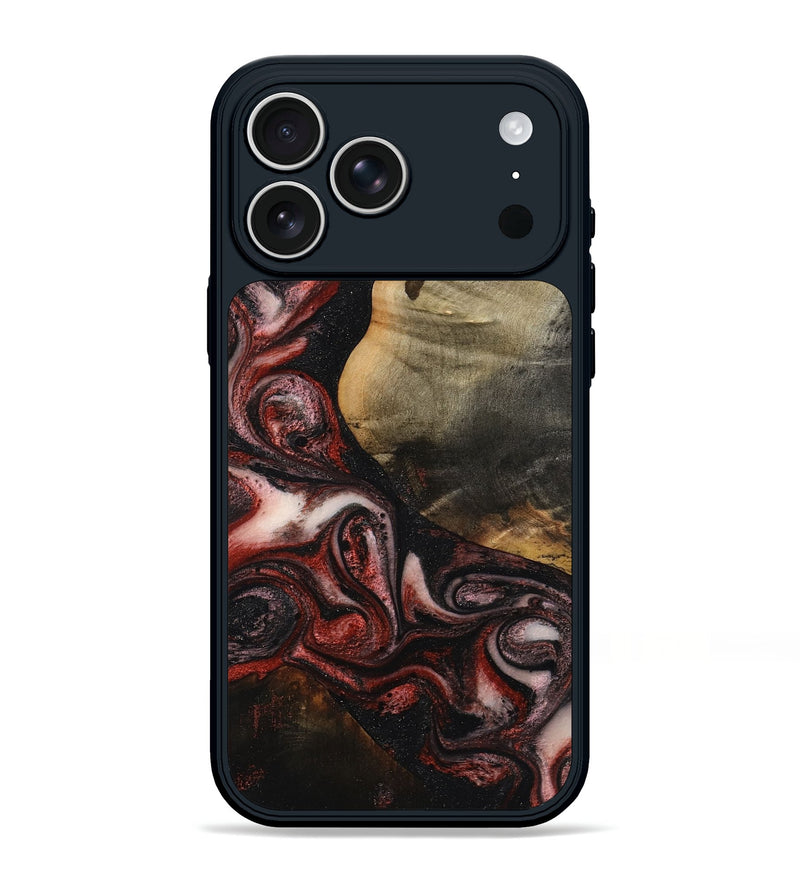 iPhone 17 Pro Max Wood Phone Case - Jalynn (Red, 791937)