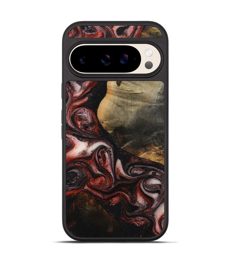 Pixel 10 Wood Phone Case - Jalynn (Red, 791937)