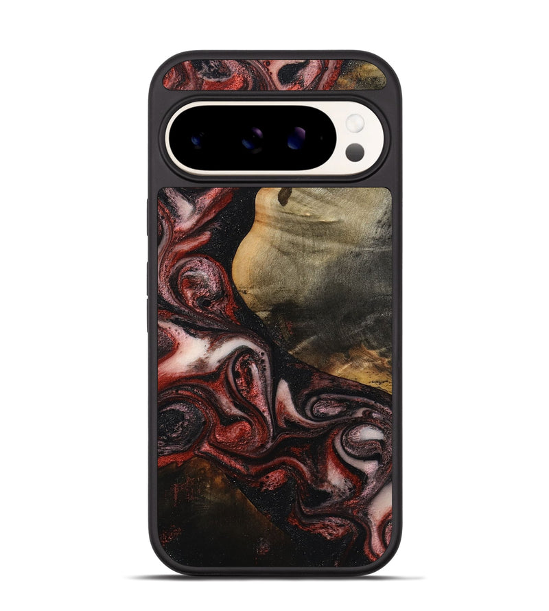 Pixel 9 Pro Wood Phone Case - Jalynn (Red, 791937)