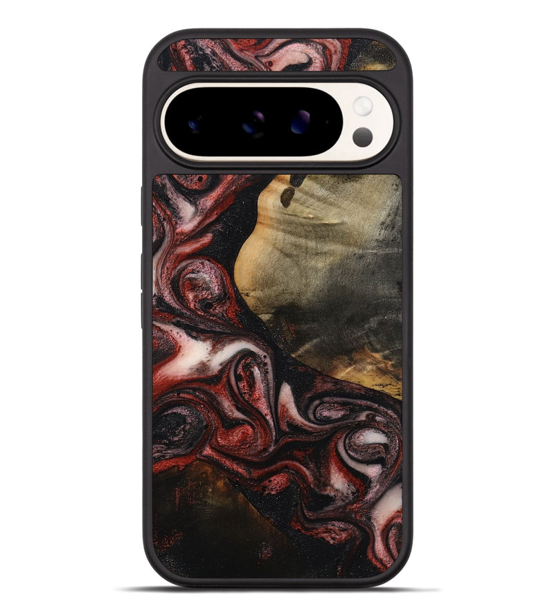 Pixel 9 Pro XL Wood Phone Case - Jalynn (Red, 791937)