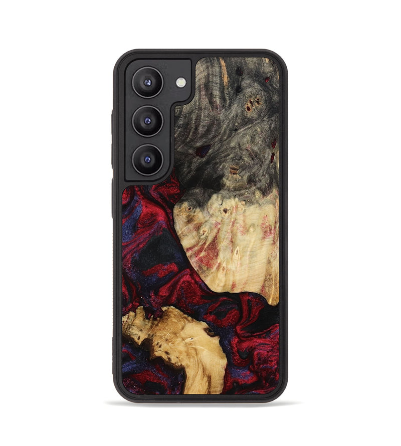 Galaxy S23 Wood Phone Case - Ludie (Red, 791939)