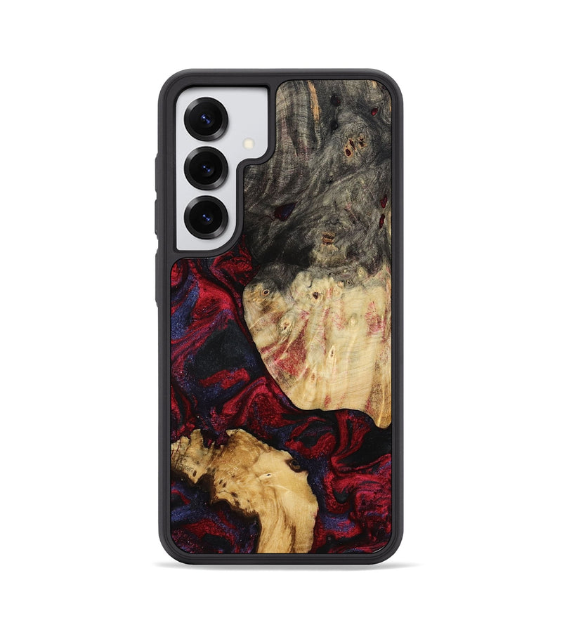 Galaxy S25 Wood Phone Case - Ludie (Red, 791939)