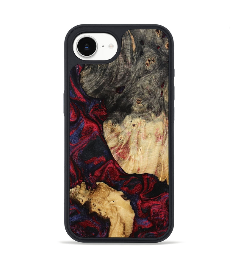iPhone 16e Wood Phone Case - Ludie (Red, 791939)