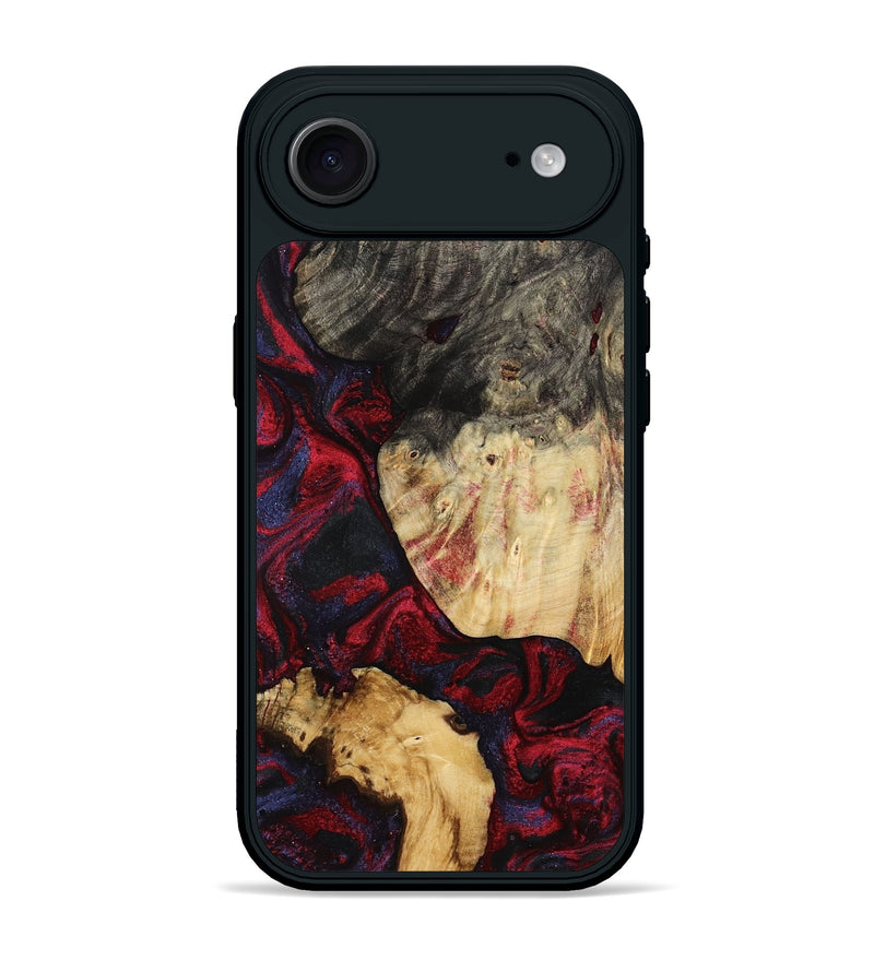 iPhone 17 Air Wood Phone Case - Ludie (Red, 791939)