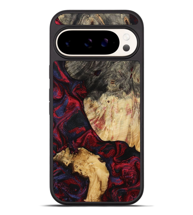 Pixel 9 Pro XL Wood Phone Case - Ludie (Red, 791939)