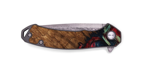 EDC Wood Pocket Knife - Marc (Red, 791940)
