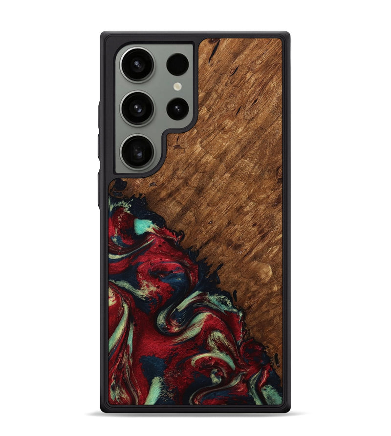 Galaxy S24 Ultra Wood Phone Case - Marc (Red, 791940)