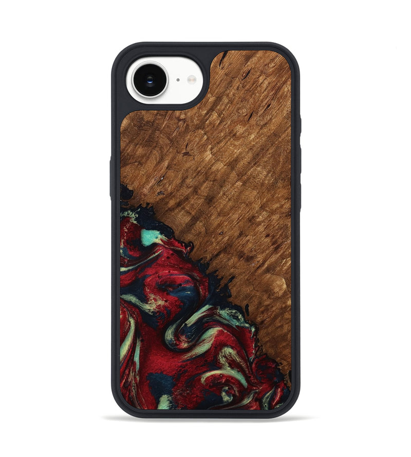 iPhone 16e Wood Phone Case - Marc (Red, 791940)