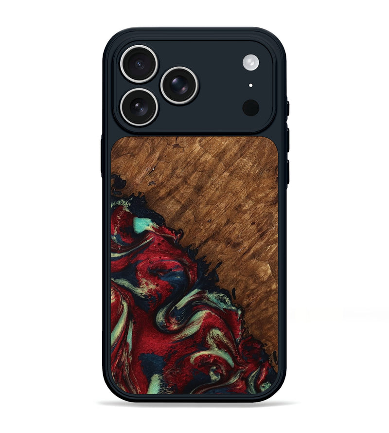 iPhone 17 Pro Max Wood Phone Case - Marc (Red, 791940)