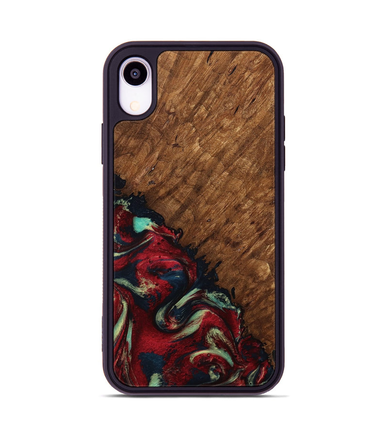 iPhone Xr Wood Phone Case - Marc (Red, 791940)