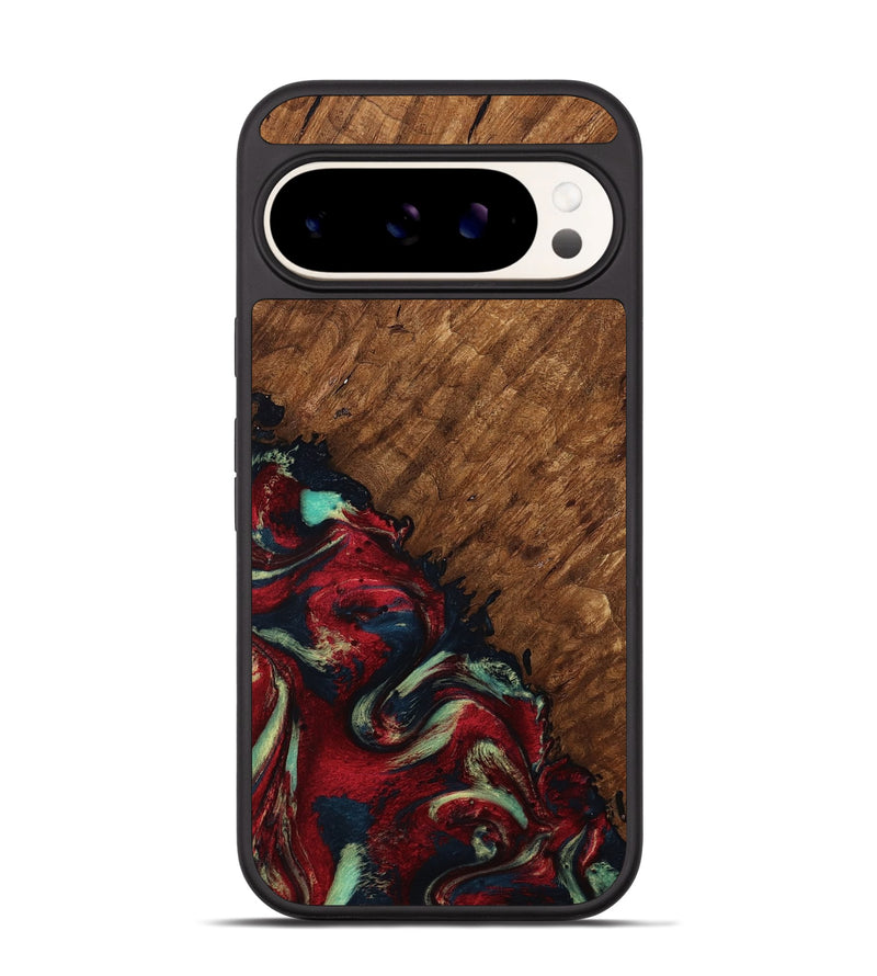 Pixel 9 Pro Wood Phone Case - Marc (Red, 791940)