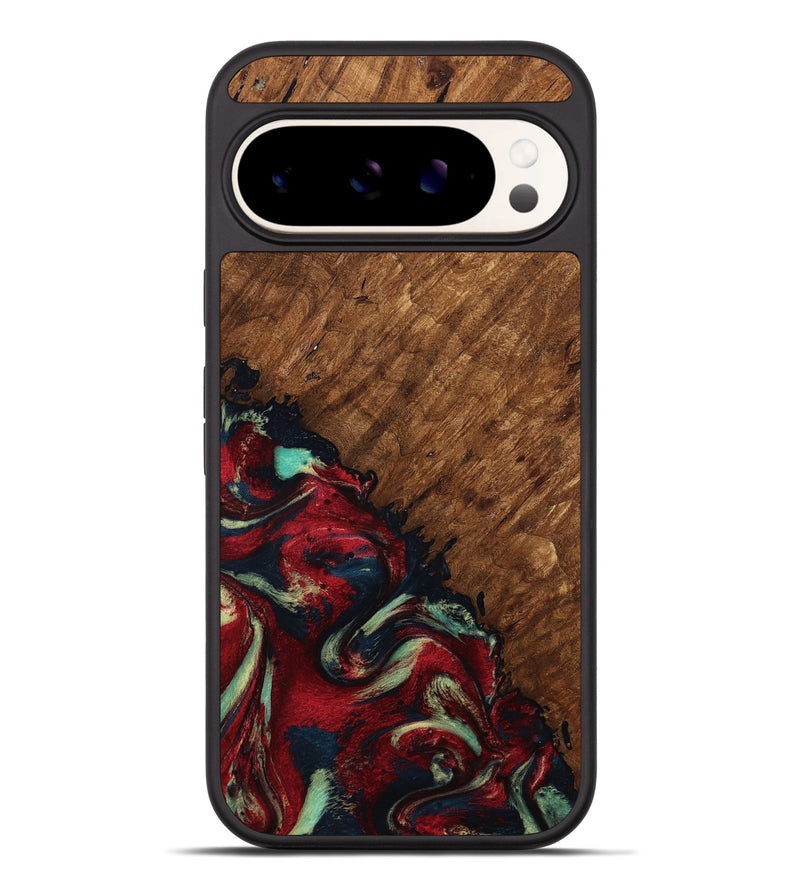 Pixel 9 Pro XL Wood Phone Case - Marc (Red, 791940)