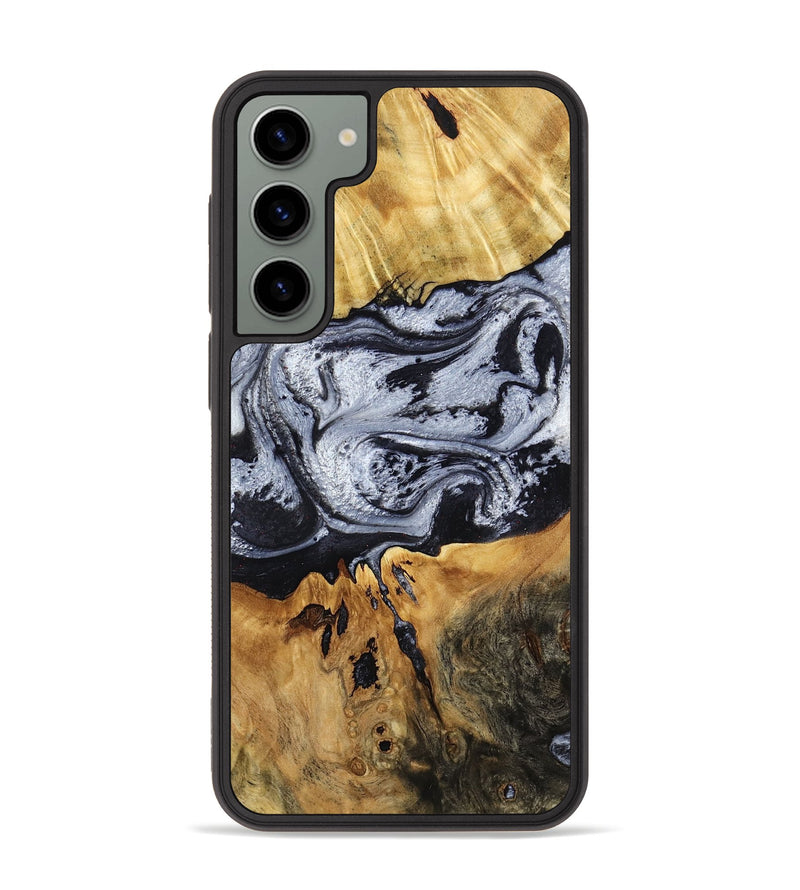 Galaxy S23 Plus Wood Phone Case - Alfred (Black & White, 791947)