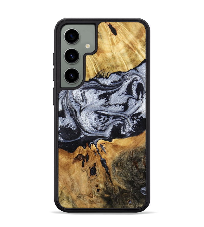 Galaxy S24 Plus Wood Phone Case - Alfred (Black & White, 791947)