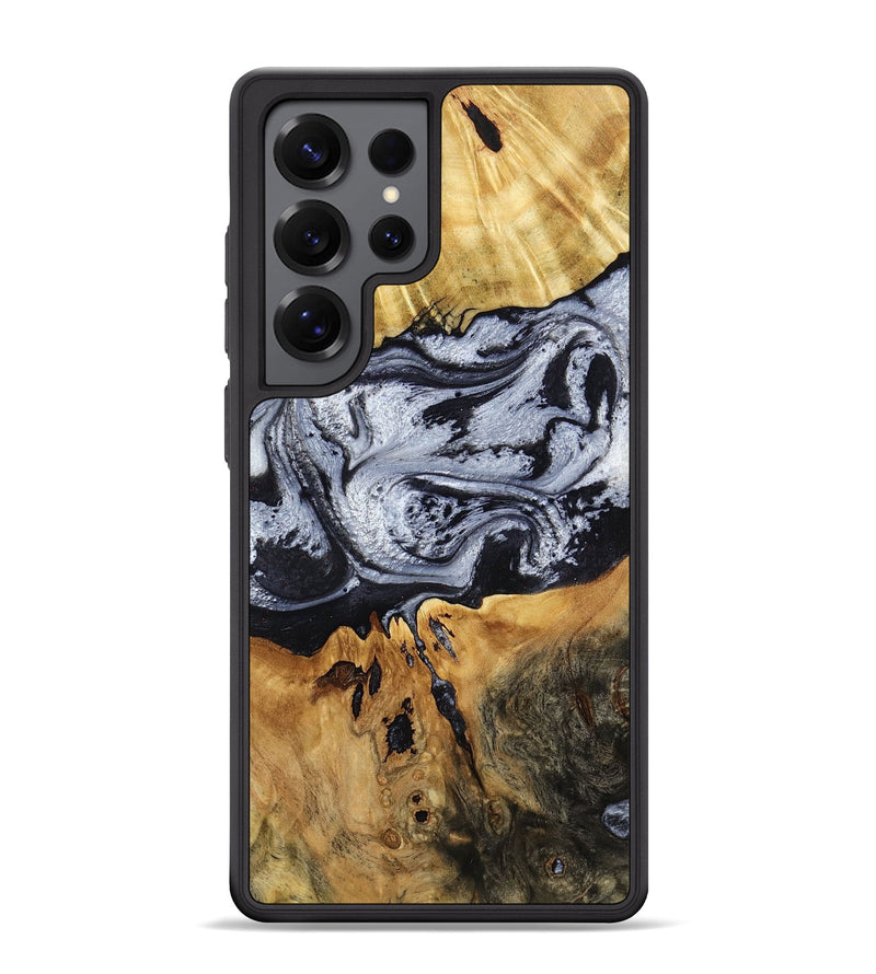 Galaxy S25 Ultra Wood Phone Case - Alfred (Black & White, 791947)