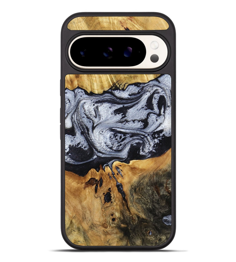 Pixel 9 Pro XL Wood Phone Case - Alfred (Black & White, 791947)