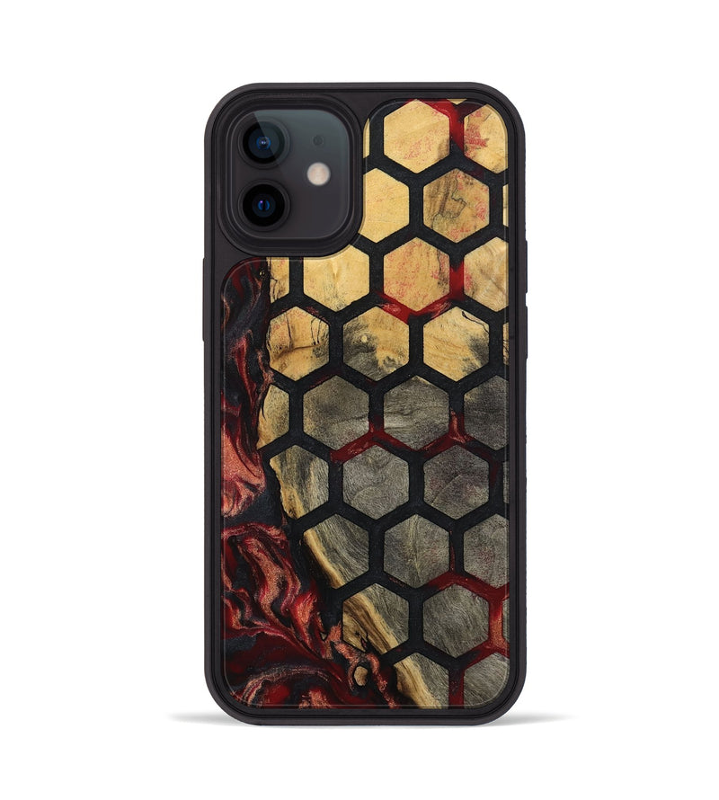 iPhone 12 Wood Phone Case - Haleigh (Pattern, 791979)