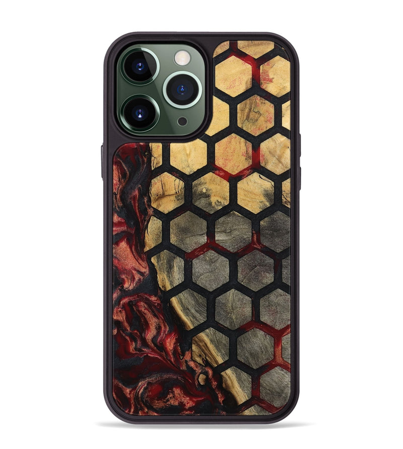 iPhone 13 Pro Max Wood Phone Case - Haleigh (Pattern, 791979)