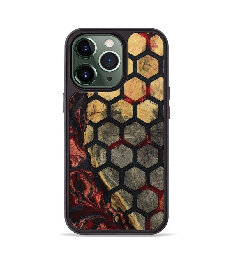 iPhone 13 Pro Wood Phone Case - Haleigh (Pattern, 791979)