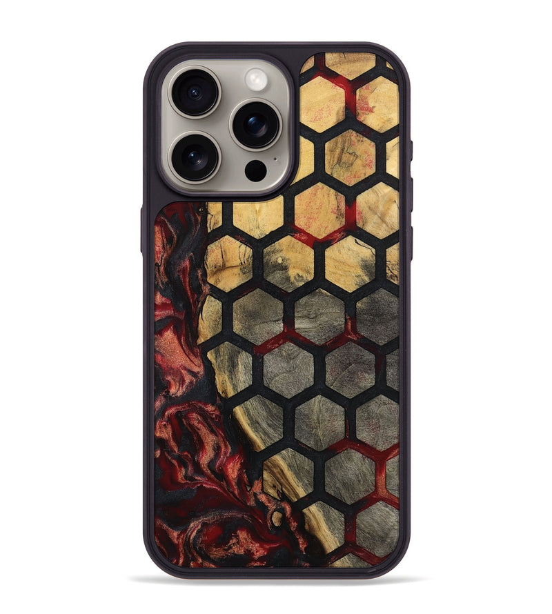 iPhone 15 Pro Max Wood Phone Case - Haleigh (Pattern, 791979)