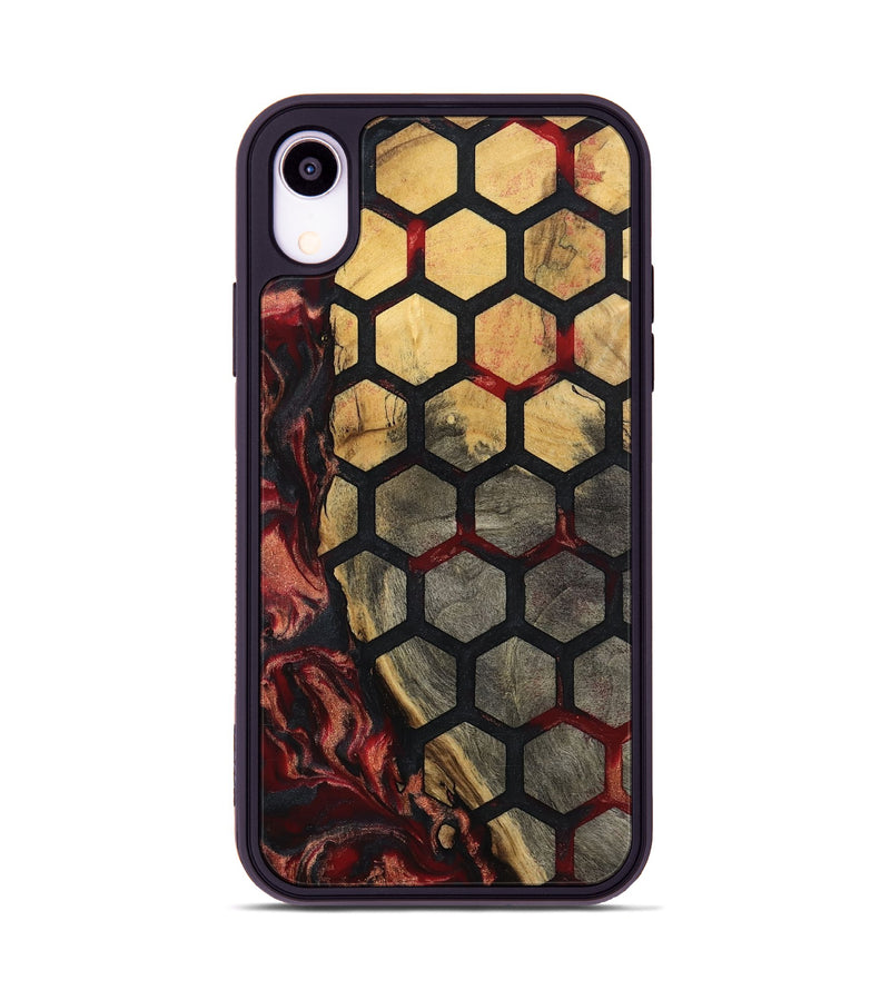 iPhone Xr Wood Phone Case - Haleigh (Pattern, 791979)