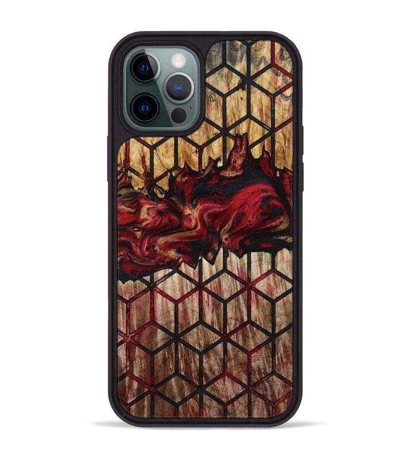 iPhone 12 Pro Max Wood Phone Case - Ted (Pattern, 791980)
